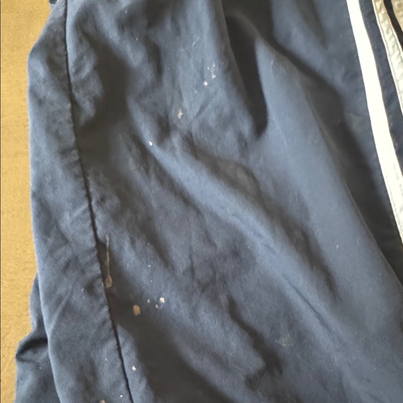 Kid Essentials Blue Adidas water/wind resistant track pants. - Picture 7 of 8